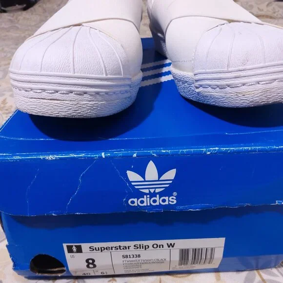 Adidas Superstar Slip On Women's size 8 - Picture 2 of 9